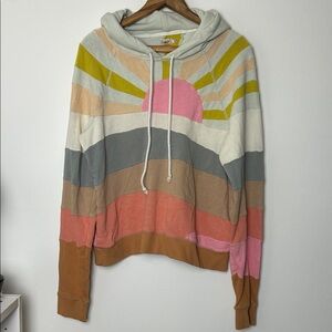 Faherty Soleil Hoodie in Island Sunrise